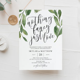 Invitation Verdure Rien de plus simple que d'aimer la Mariage