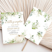 Invitation Verdure Un Petit Baby shower Citrouille