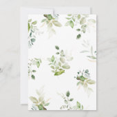 Invitation Verdure Un Petit Baby shower Citrouille (Dos)