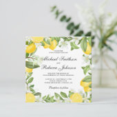 Invitation Verger de Citron All in One Mariage (Debout devant)