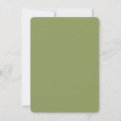 Invitation Verger d'olive aquarelle | Wedding shower (Dos)