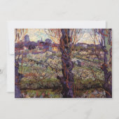 Invitation Verger en fleurs, Arles de Vincent van Gogh (Devant)