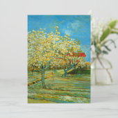 Invitation Verger en fleurs de Vincent van Gogh (Debout devant)