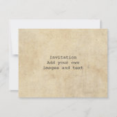 Invitation Véritable machine à écrire Shakespeare Sonnet 18 ( (Devant)