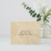 Invitation Véritable machine à écrire Shakespeare Sonnet 18 ( (Debout devant)