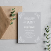 Véritable simplicité 6 Mariage stérile floral