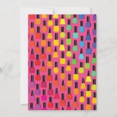 Invitation Vernis à Ongles Peinture Enfants Filles Anniversai (Dos)