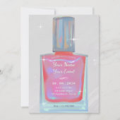 Invitation vernis rose glamor (Devant)