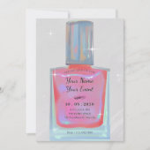 Invitation vernis rose glamor (Devant)