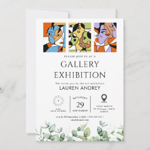 Invitation Vernissage de galerie d'art