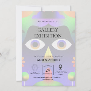 Invitation Vernissage de galerie d'art