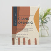 INVITATION VERNISSAGE DE GRAND OUVERTURE ART ABSTRAIT MODERNE (Debout devant)