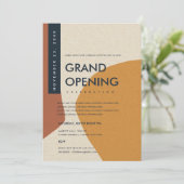 INVITATION VERNISSAGE DE GRAND OUVERTURE ART ABSTRAIT MODERNE (Debout devant)