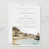 Invitation Vérone Adige River Italie Anniversaire Mariage (Devant)