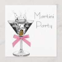 Verre à Martini Pink Martini Party