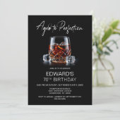 Invitation Verre à Whisky 70e Anniversaire (Debout devant)