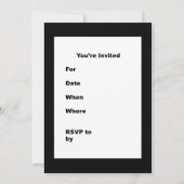 Invitation Verre de Champagne (Dos)