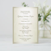 Invitation Verre de confirmation Gold (Debout devant)