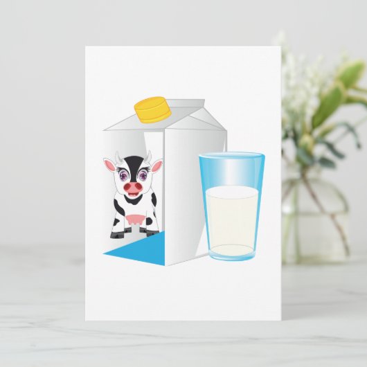 Invitation Verre De Lait (Debout devant)