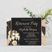 Invitation Verre de vin d'or, Ballons, Partie de retrait de m (Debout devant)