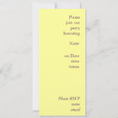 Invitation verre de vin moderne - douche nuptiale winetasting (Dos)