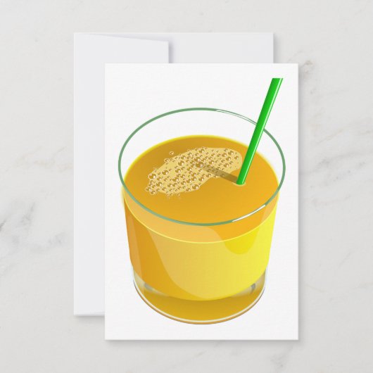 Invitation Verre D'Invitations De Jus (Devant)