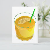 Invitation Verre D'Invitations De Jus (Debout devant)