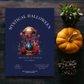 Invitation Verre d'or avec rose, simple et moderne