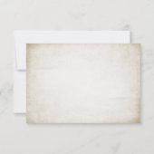 Invitation Verre mariage et dentelle RSVP (Dos)