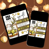 Invitation Verre rocheux | Olives | Sortie nocturne des garço