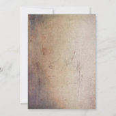 Invitation Verre rouge Olive Aquarelle 50e anniversaire (Dos)