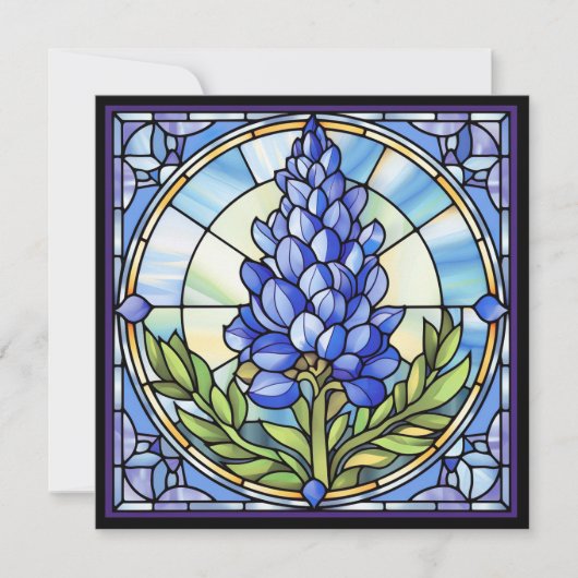 Invitation Verre texan Bluebonnet (Devant)