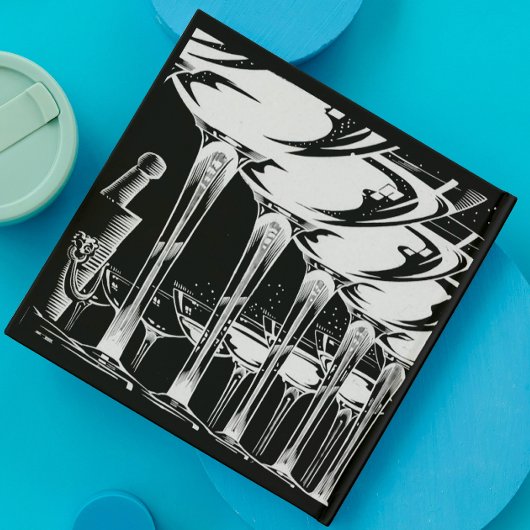 Invitation Verres à champagne