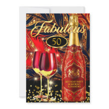 Verres à champagne dorés pour fête d'anniversaire 
