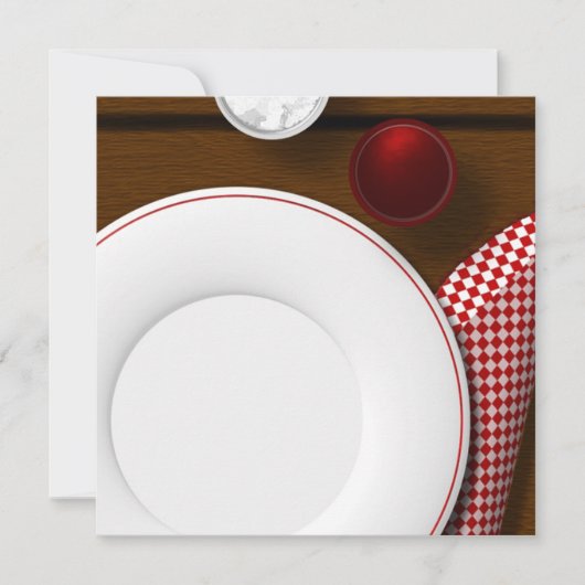 Invitation verres d'invitations de pique-nique (Devant)