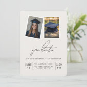 Invitation Verres Progressifs Modernes Double Fois | Élégant (Debout devant)