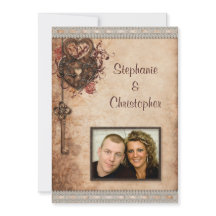 Verrouillage des Coeurs vintages et Mariage photo 