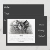 INVITATION VERS DE BIBLE : ÉPOUSER L'INVITATION : CHEVAUX, (Devant / Derrière)