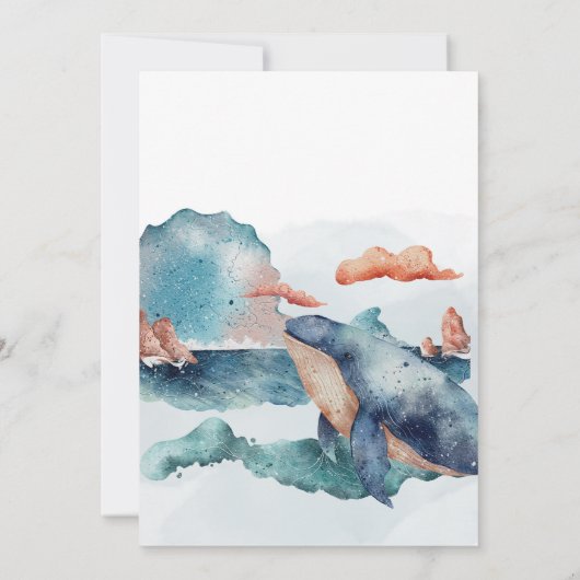 Invitation Vers La Mer Whimsical Ocean Pirate (Dos)