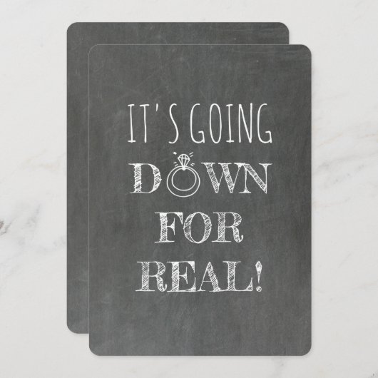 Invitation Vers Le Bas Pour Vraiment - Proposition Drôle De F (Devant / Derrière)