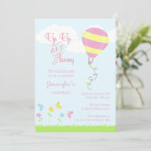 Invitation Vers le haut de la fête d'anniversaire chaude (Debout devant)