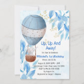 Invitation Vers le haut et vers l'arrière garçon montante mon (Devant)