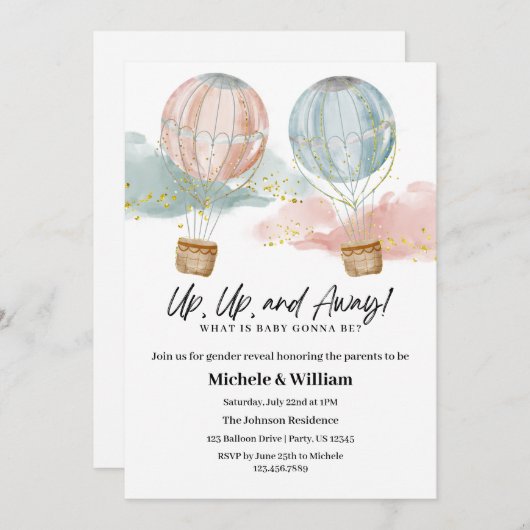 Invitation Vers le haut, vers le haut et vers l'extérieur - I (Devant / Derrière)