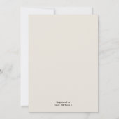 Invitation Vers les bannières affiche la Fête des mariées de (Dos)