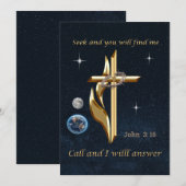 Invitation Verset biblique (Devant / Derrière)