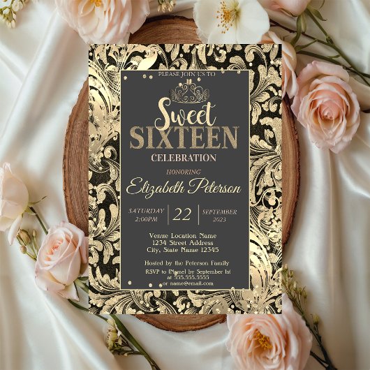 Invitation Versions d'or Tiara Diamants doux 16 Partie