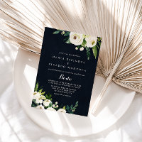 Vert Blanc Floral Royal Blue Espagnol Mariage