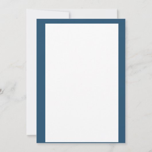 Invitation Vert bleu d'invitations de mariage de plume de (Dos)