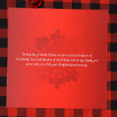 Invitation Vert clair, logo rouge, Noël de neige blanche