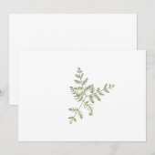 Invitation vert de printemps (Devant / Derrière)